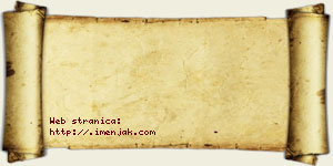 Anđela Živojinović vizit kartica